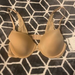 Calvin Klein Demi Bra in Nude